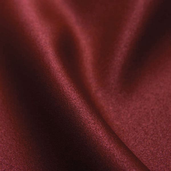 Close-up of Red contract fabric sample for care home interiors