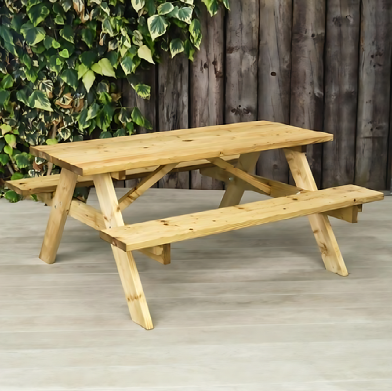 Arthur Rectangular 6-Seater Bench
