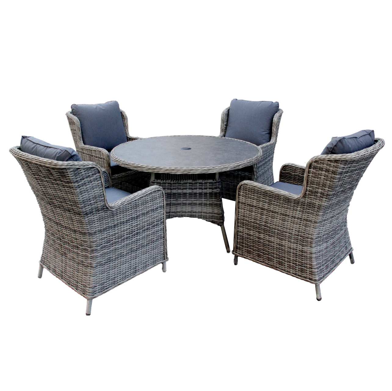 Holkham 4 Seater Round Dining Set