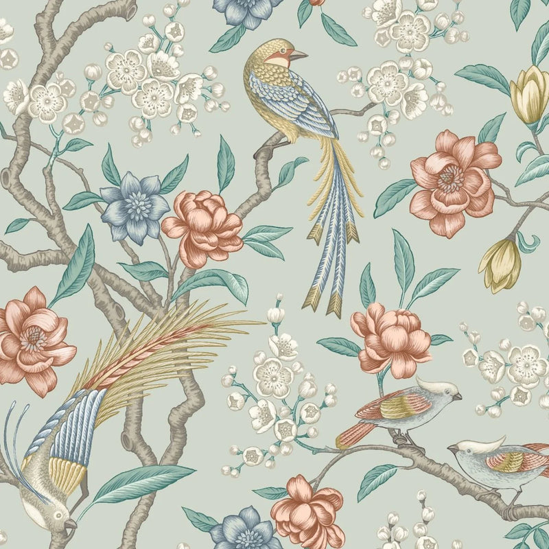 Close-up of Kanra Eau de Nil contract fabric sample for care home interiors
