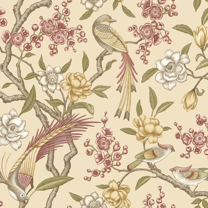 Close-up of Kanra Ochre contract fabric sample for care home interiors