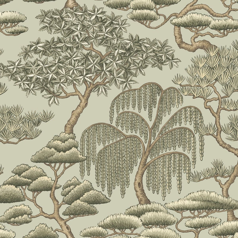 Close-up of Matsu Sage contract fabric sample for care home interiors