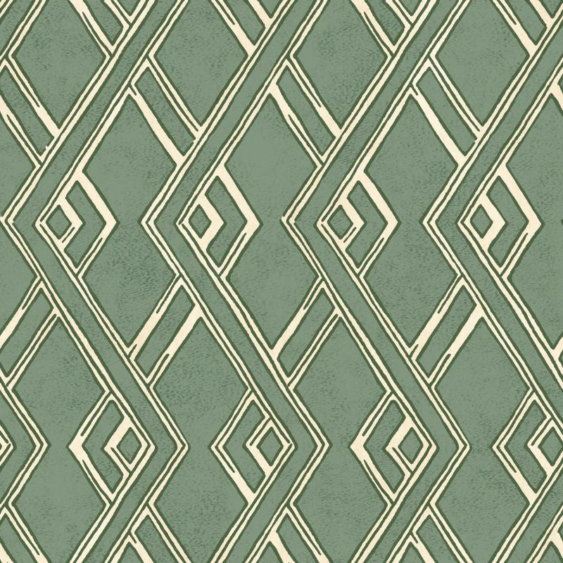 Close-up of Watari Fern contract fabric sample for care home interiors