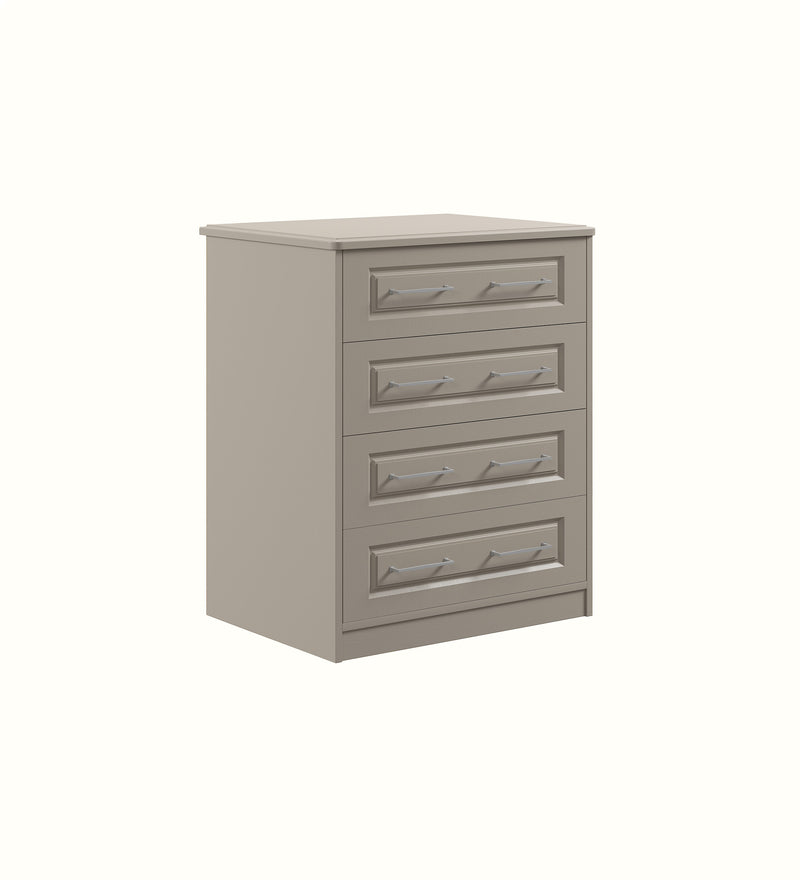 Care home four-drawer chest configuration, view 1
