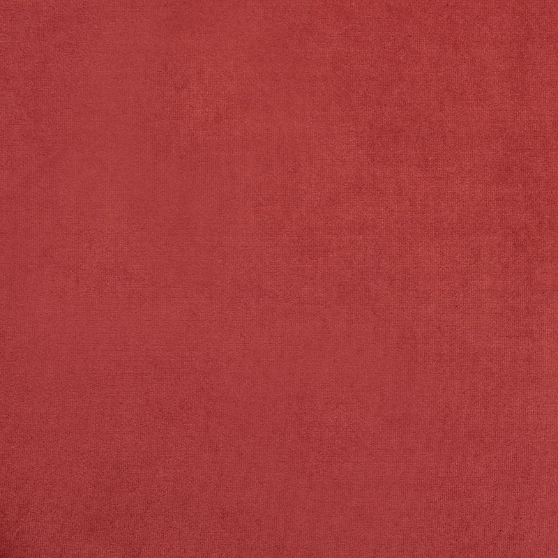 Close-up of Luxe Dark Coral contract fabric sample for care home interiors