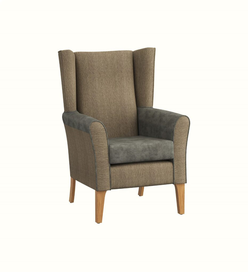 Cambourne wingback armchair for an elderly care lounge