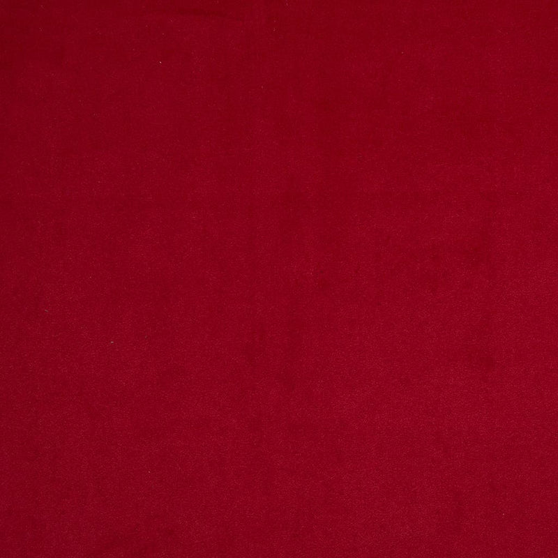 Close-up of Luxe Vermillion contract fabric sample for care home interiors