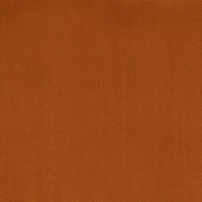 Close-up of Luxe Cinnamon contract fabric sample for care home interiors