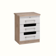 Admonere 3 Drawer Bedside Table