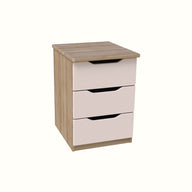 Alpha Extreme 3 Drawer Bedside Table