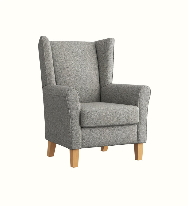 Alice wingback armchair for an elderly care lounge
