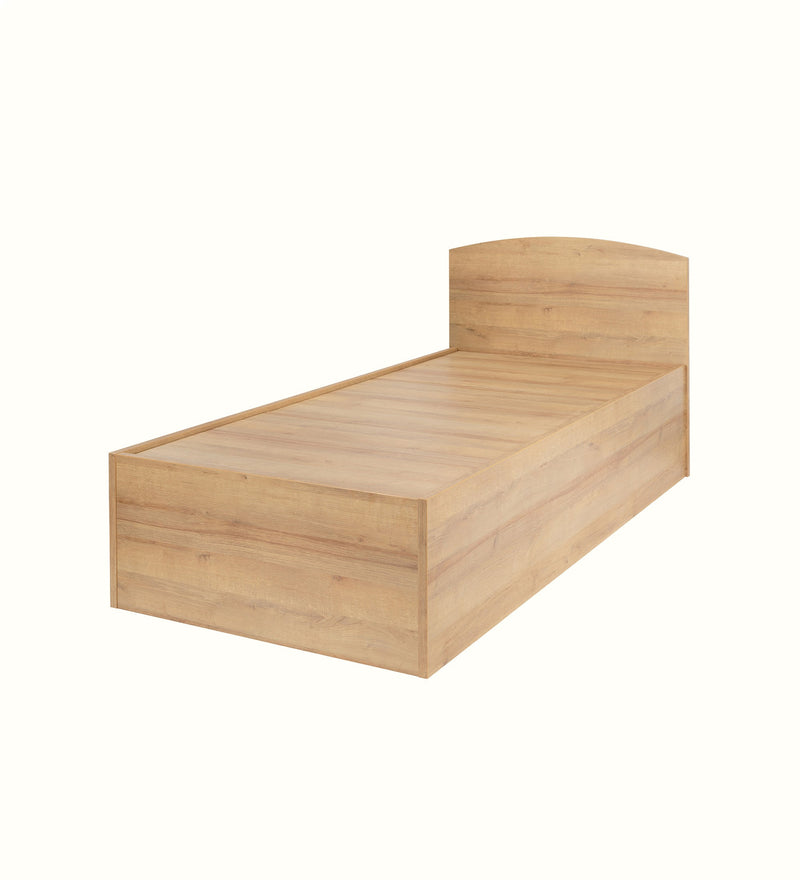 Anker single bed base for a care home bedroom