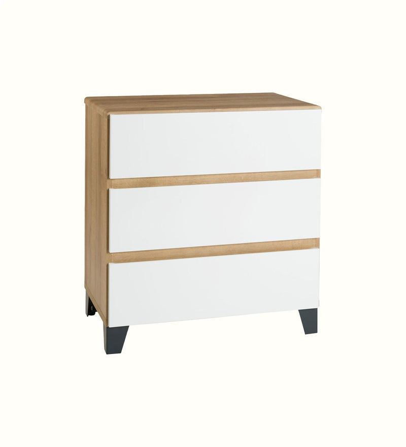 Anker three-drawer chest for a care home bedroom