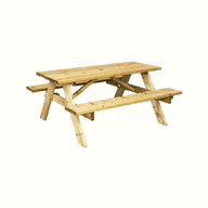Arthur Rectangular 6-Seater Bench