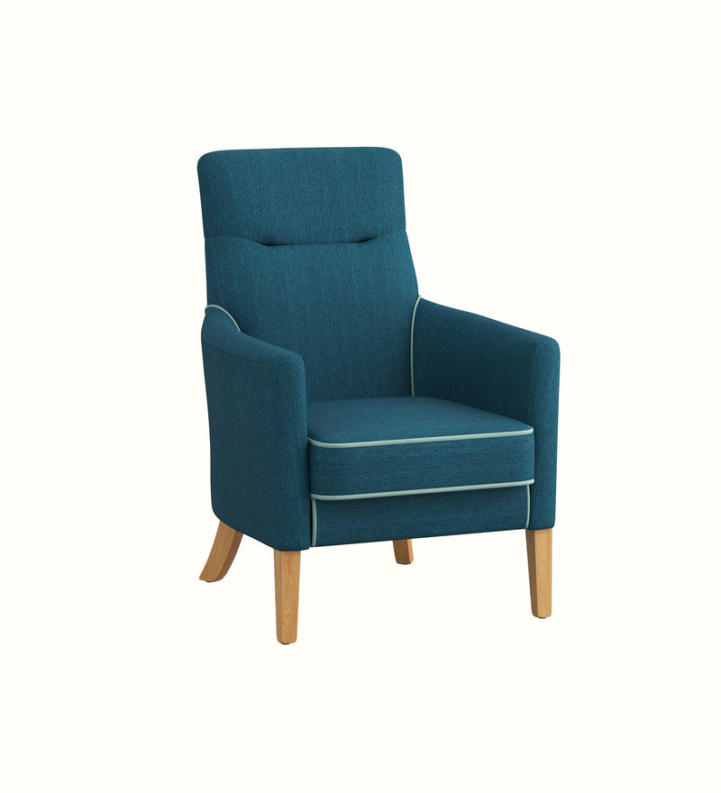 Asprey high-back armchair for an elderly care lounge