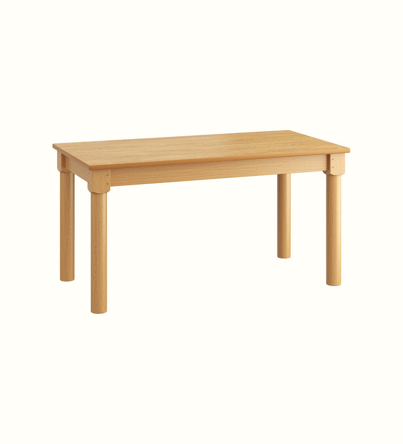 Rectangular dining table for a care home dining room