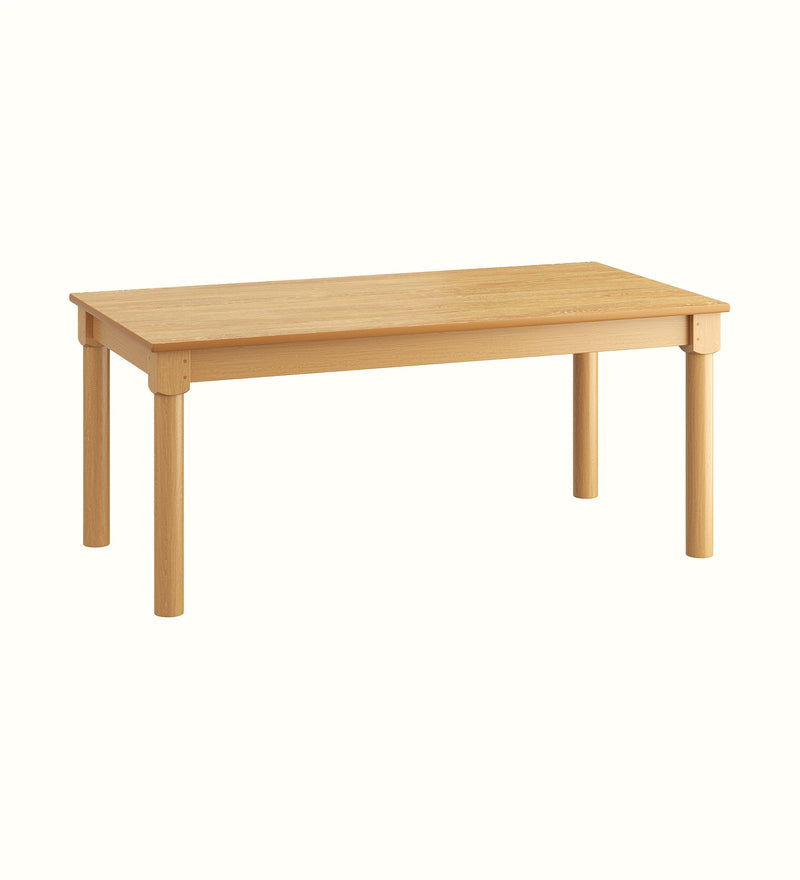 Rectangular dining table for a care home dining room