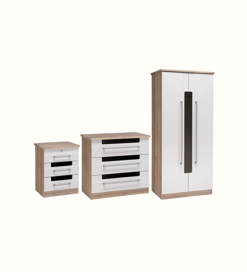 Bedroom furniture bundle for a dementia care home bedroom