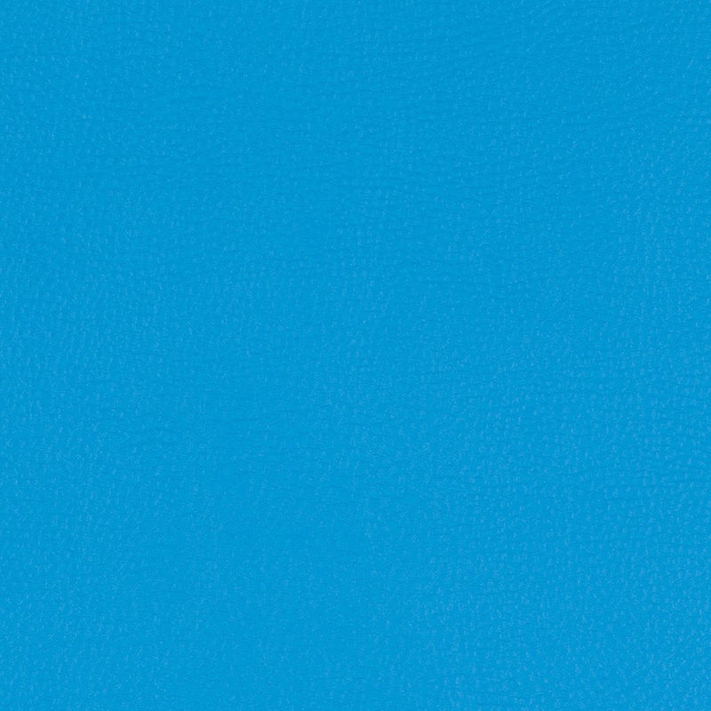 Close-up of Paint Pot Azure contract fabric sample for care home interiors
