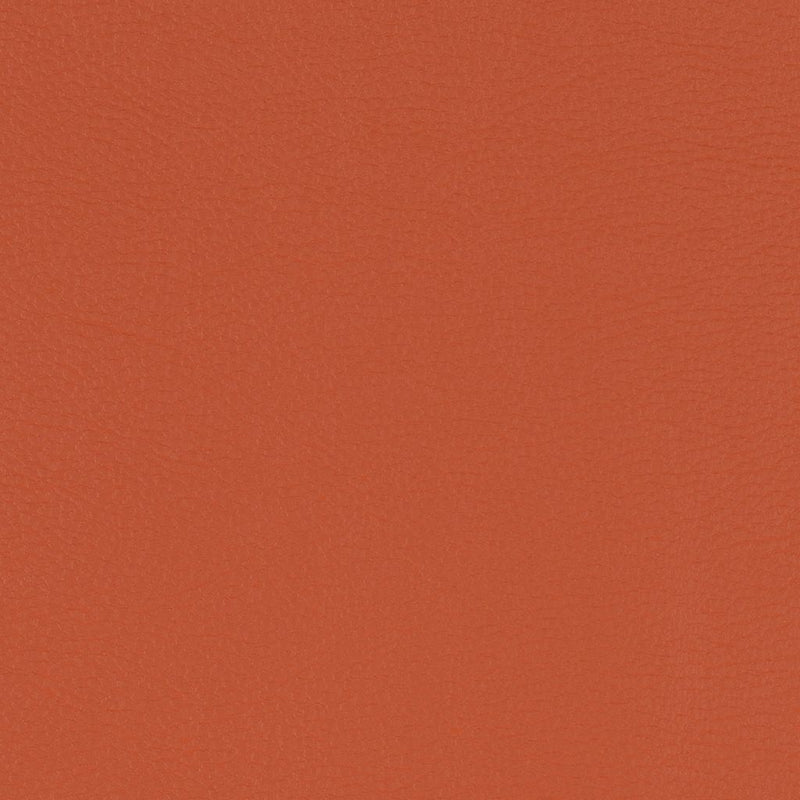 Close-up of Paint Pot Burnt Orange contract fabric sample for care home interiors