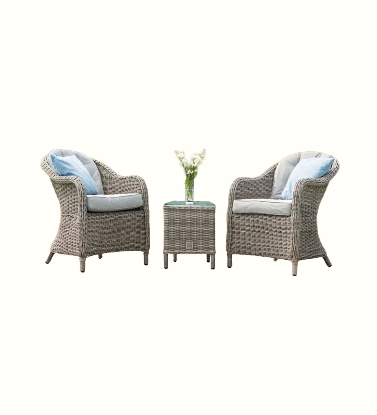 Alder 3 Piece Dining Set
