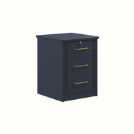 Ellington 3 Drawer Bedside
