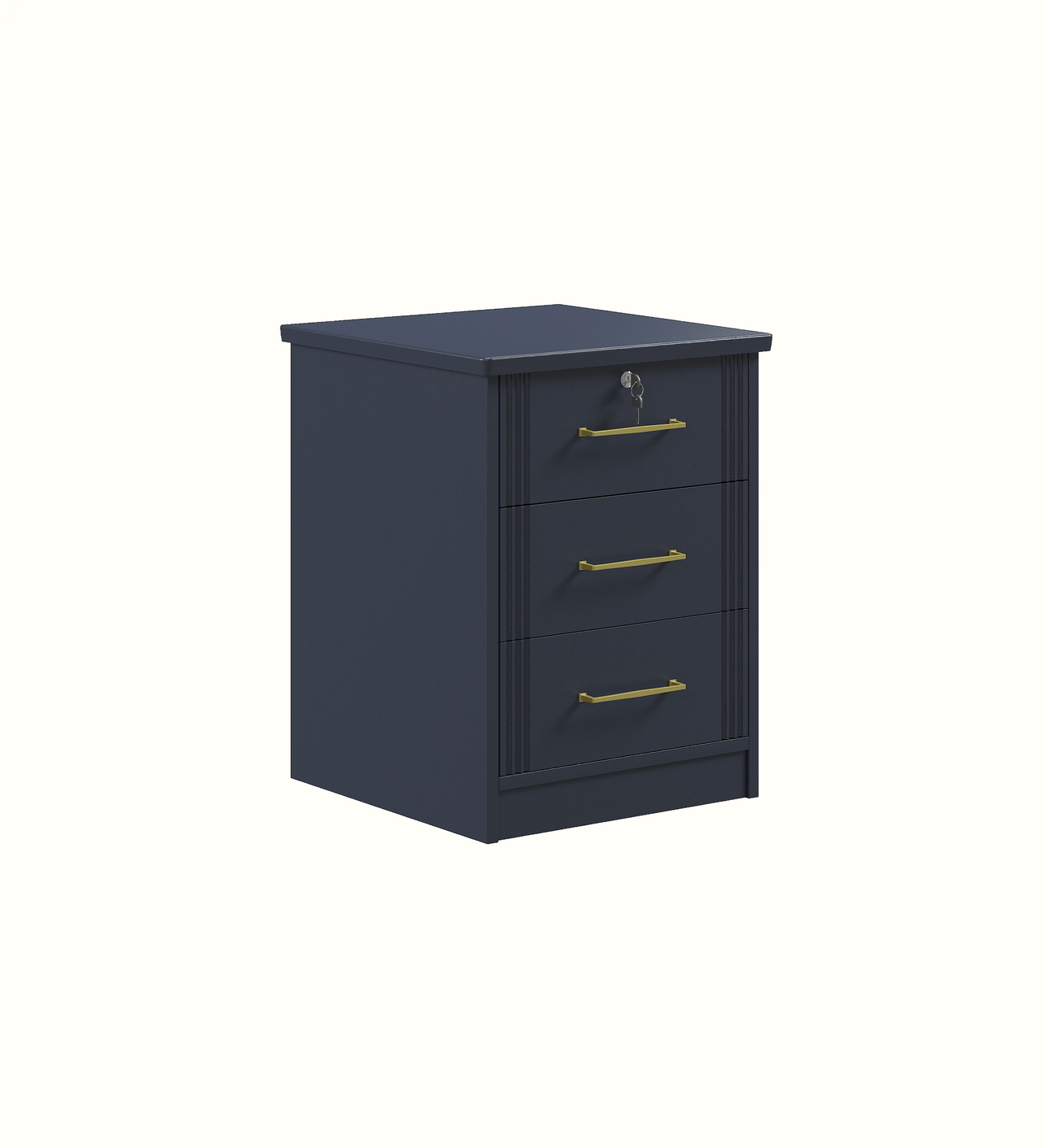 Ellington 3 Drawer Bedside