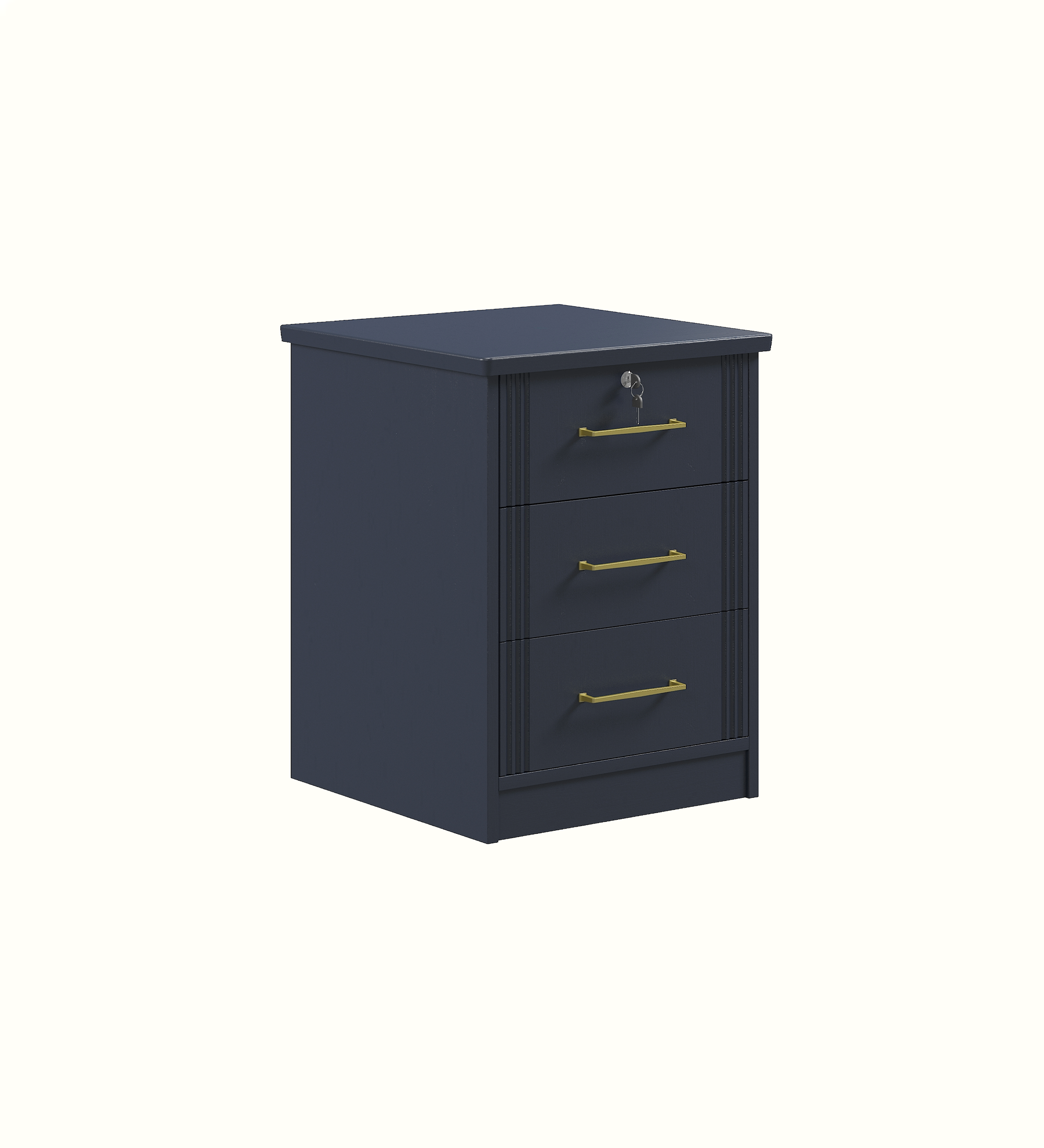 Ellington 3 Drawer Bedside
