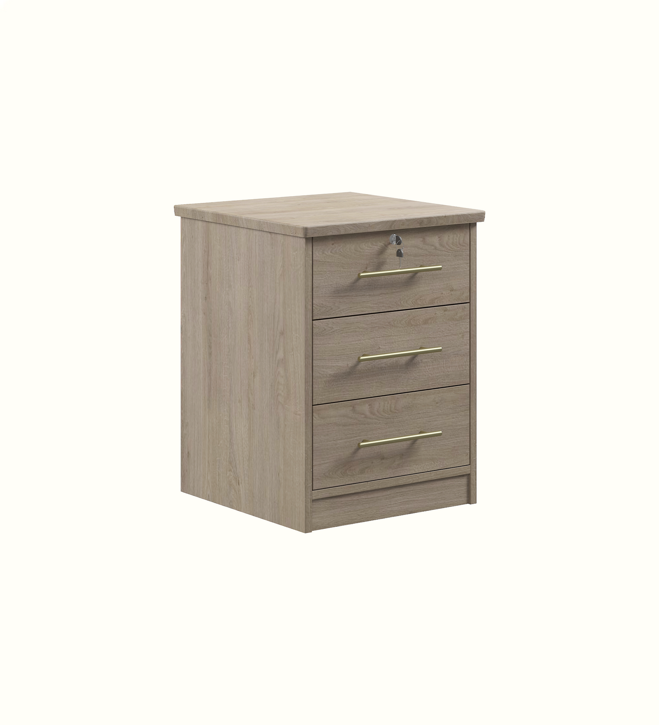 Bronson 3 Drawer Bedside