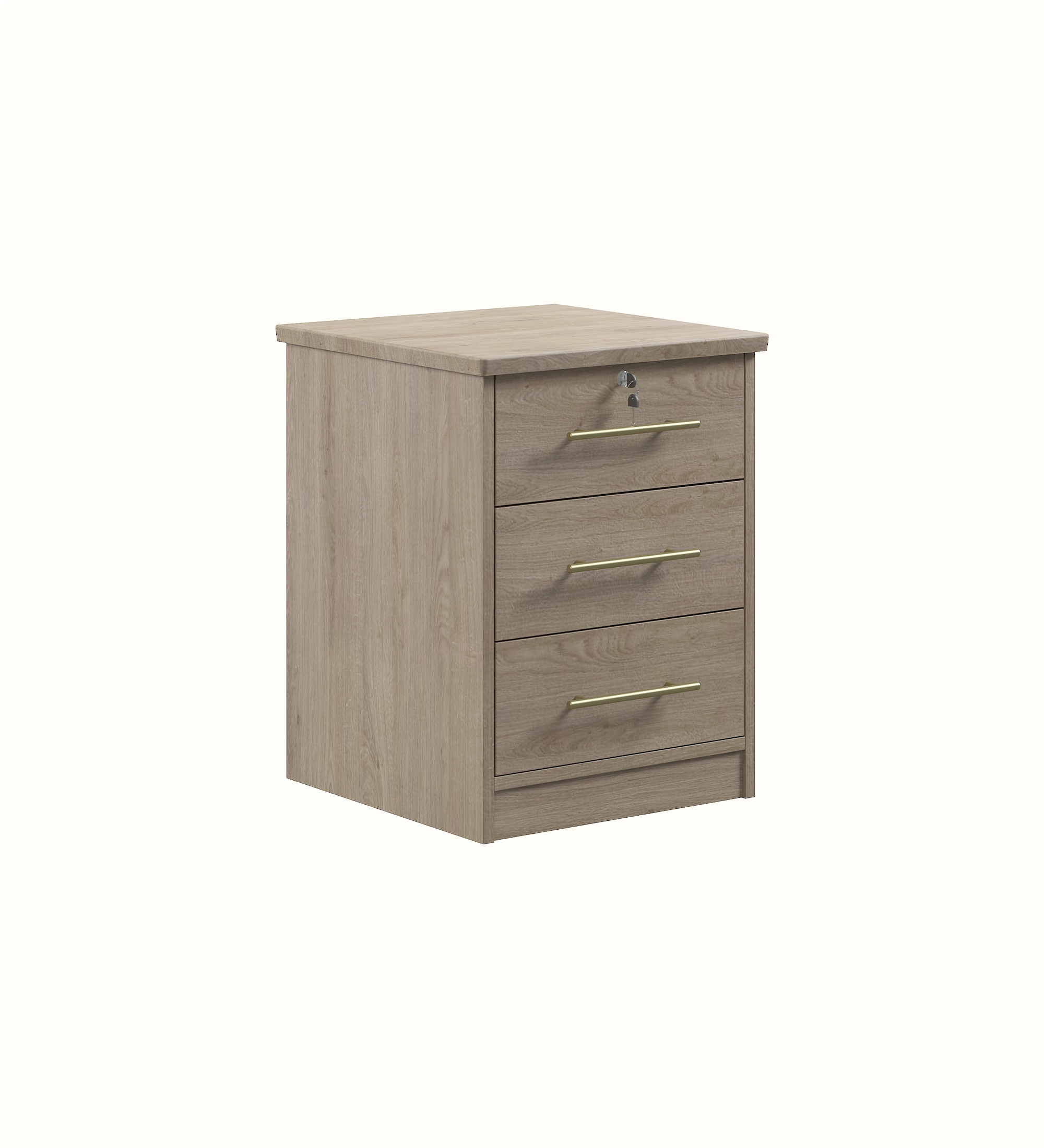 Bronson 3 Drawer Bedside