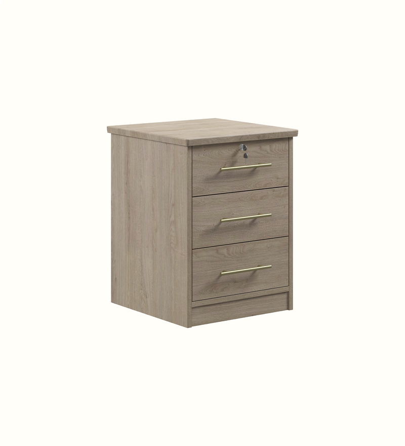 Care home bedside cabinet configuration, view 1