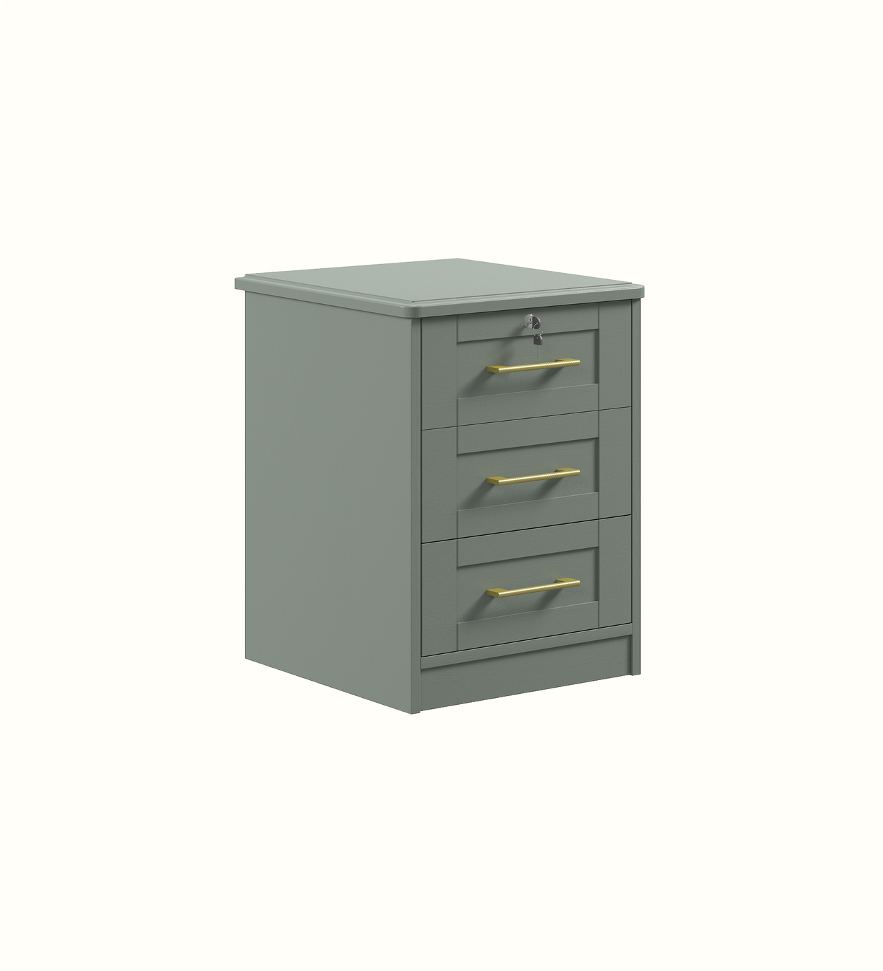 Abbott 3 Drawer Bedside