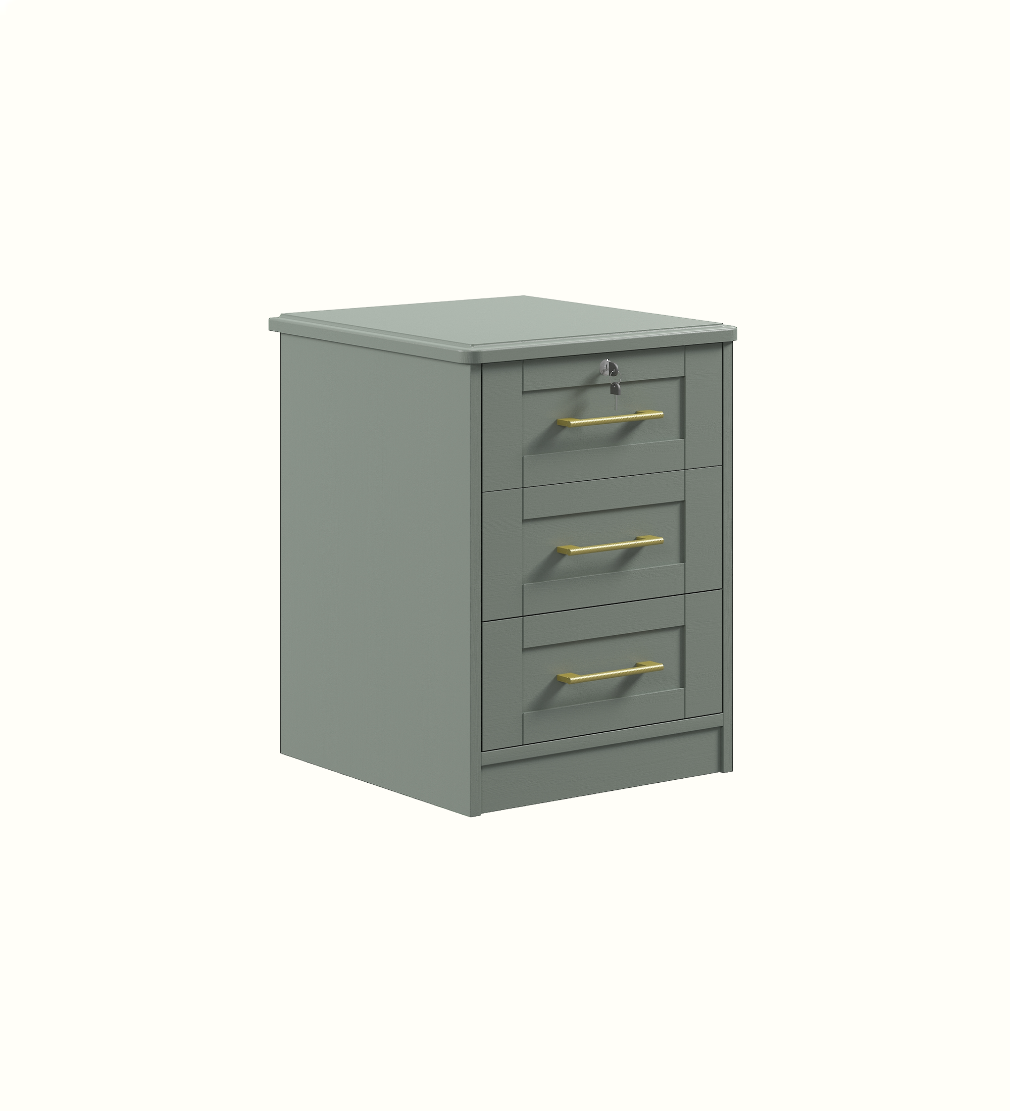 Abbott 3 Drawer Bedside