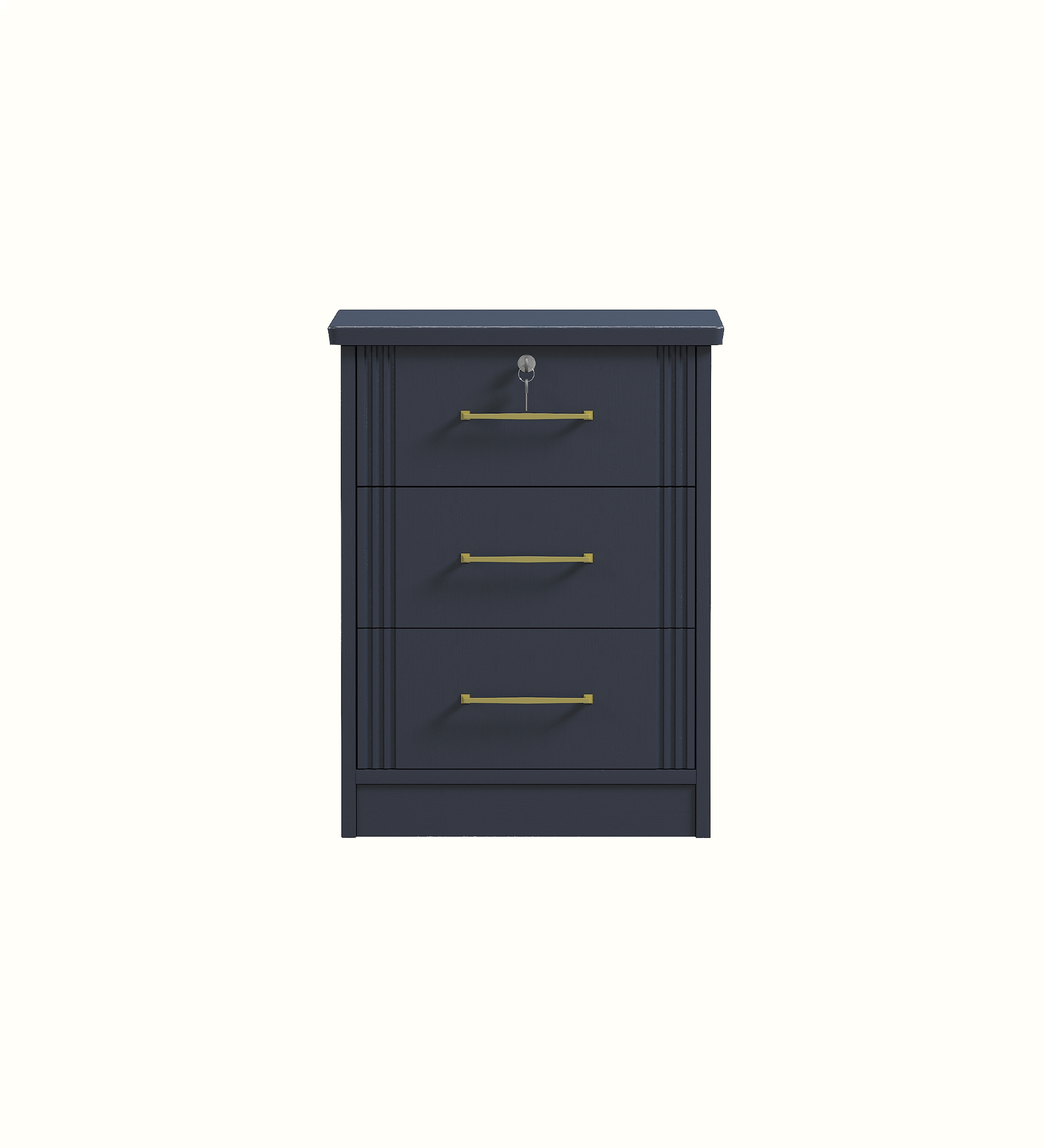Ellington 3 Drawer Bedside