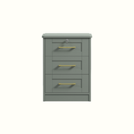 Abbott 3 Drawer Bedside