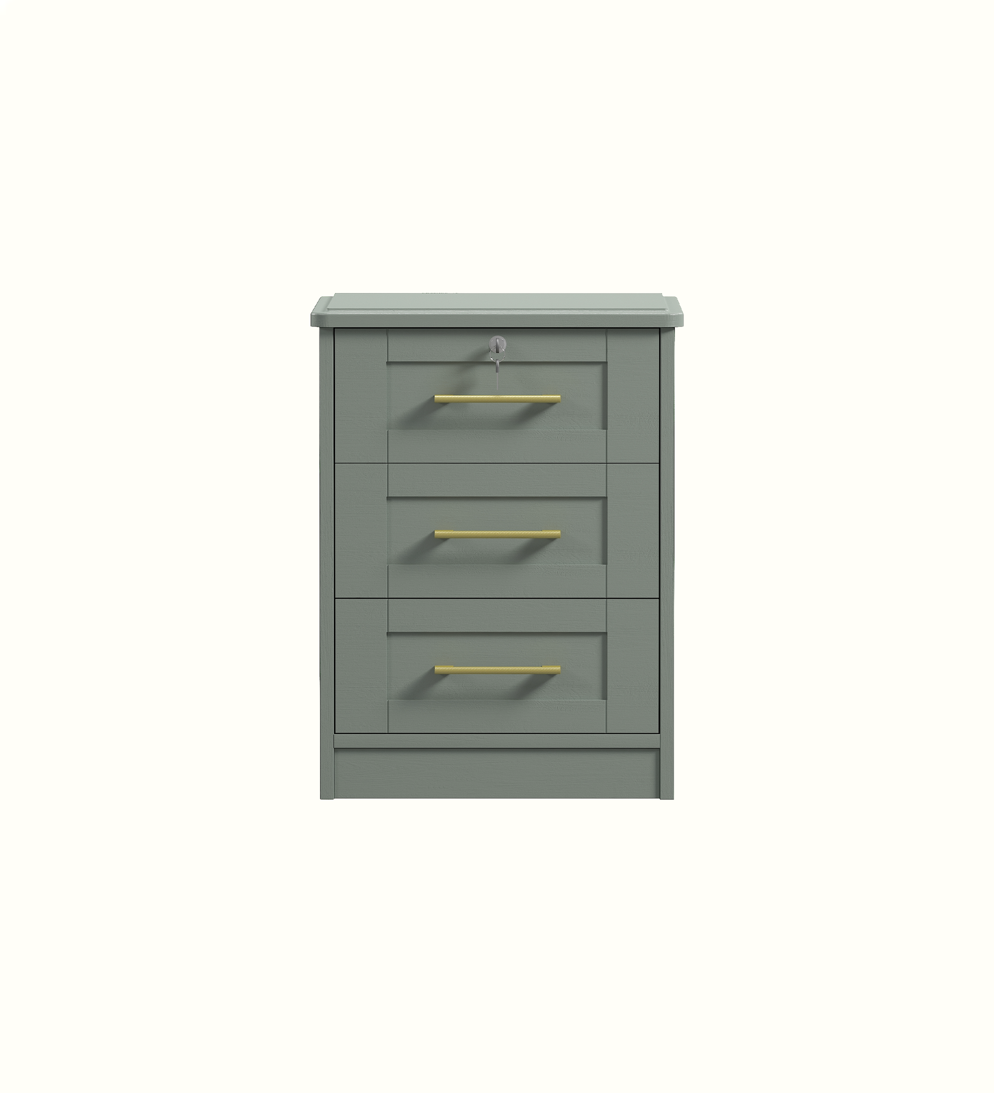 Abbott 3 Drawer Bedside