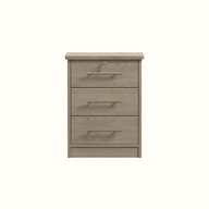 Bronson 3 Drawer Bedside