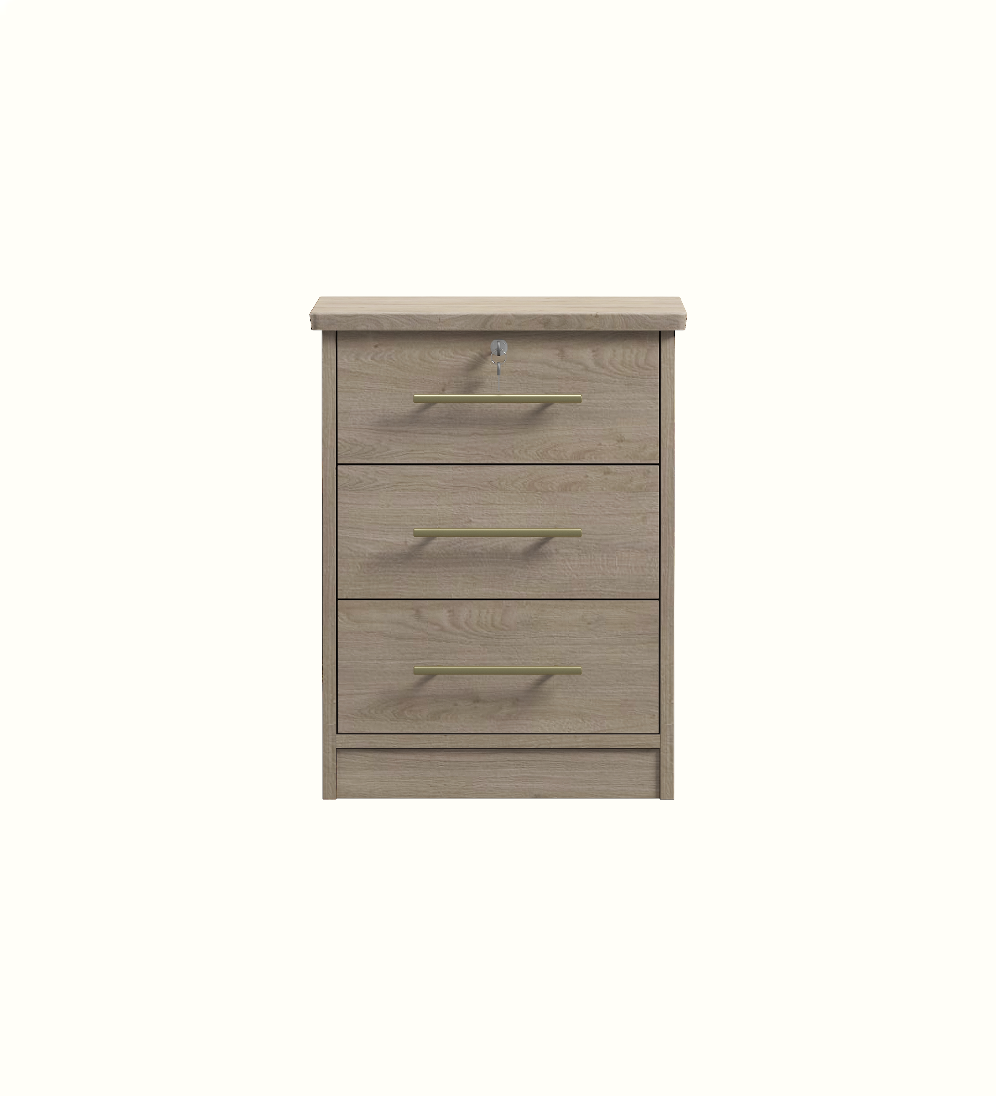 Bronson 3 Drawer Bedside