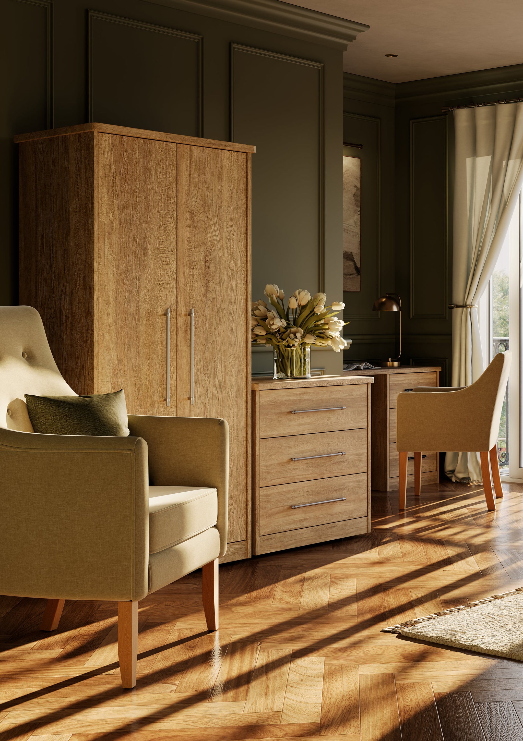 Karsson 3 Drawer Desk