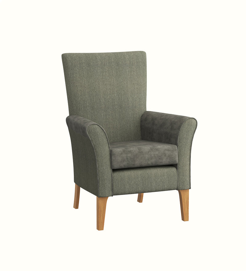 Cambourne high-back armchair for an elderly care lounge