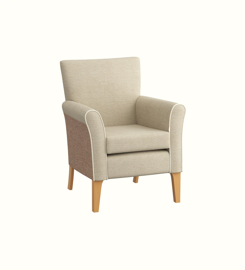 Cambourne medium-back armchair for an elderly care lounge