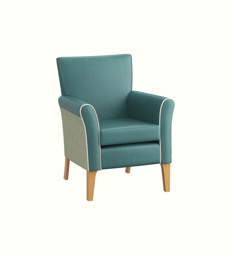 Cambourne medium-back armchair for an elderly care lounge