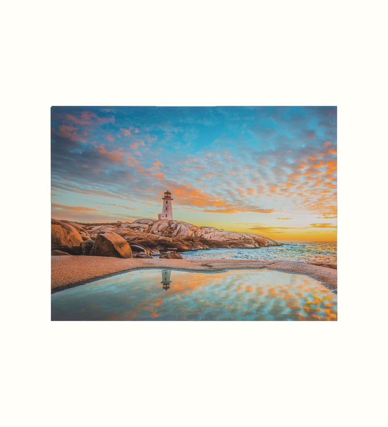 Canvas wall art for a care home interior