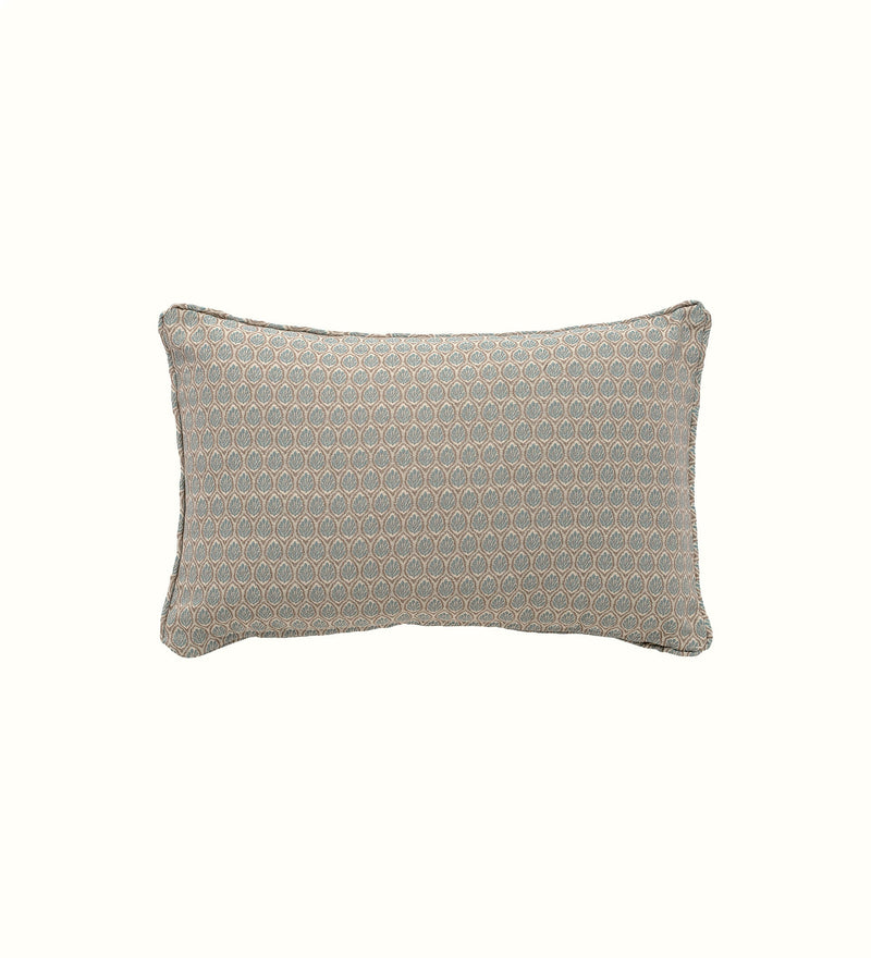 Decorative bed cushion for elderly care interiors