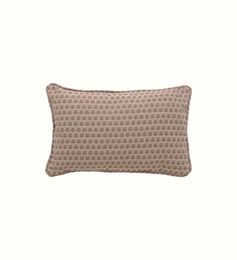 Decorative bed cushion for elderly care interiors