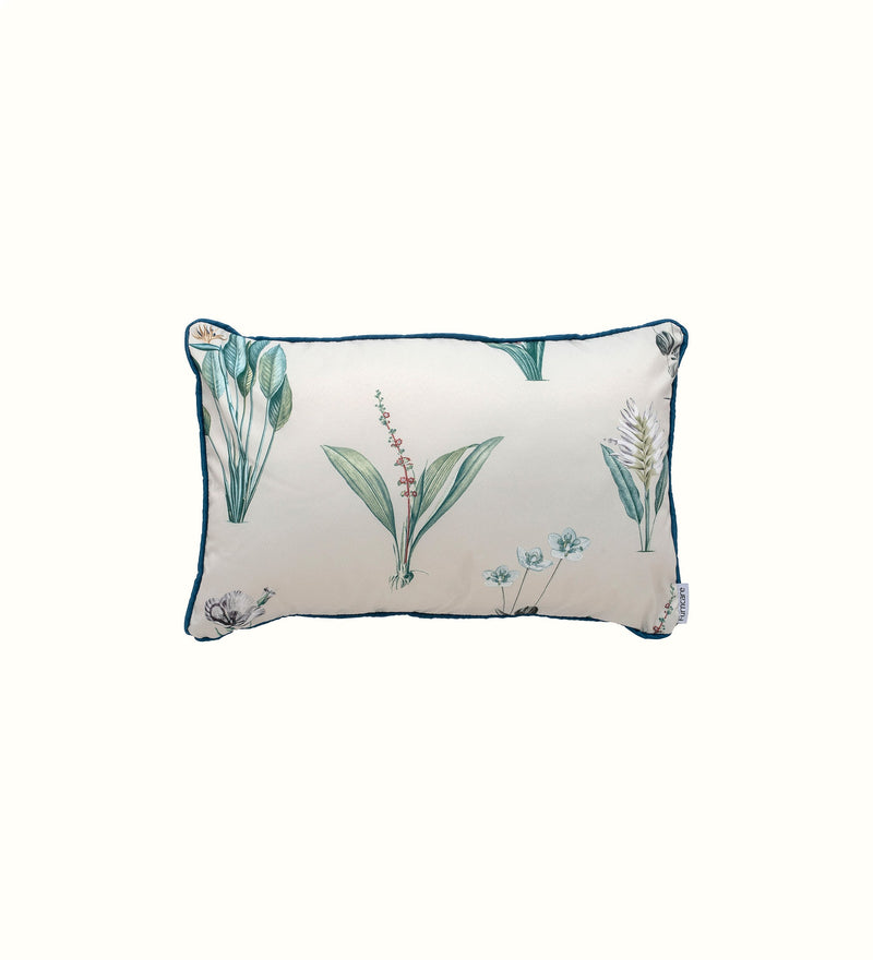 Decorative bed cushion for elderly care interiors