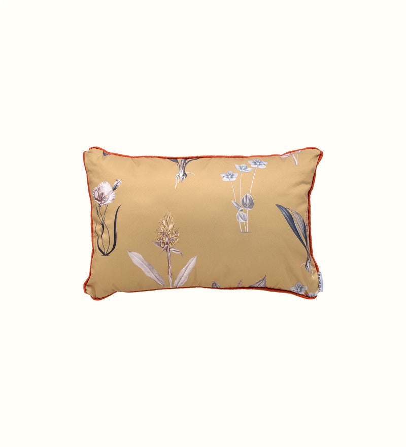 Decorative bed cushion for elderly care interiors