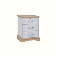Dawson 3 Drawer Bedside Table