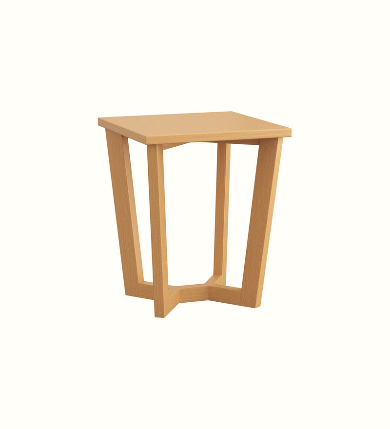 Denali square occasional table for an elderly care communal area