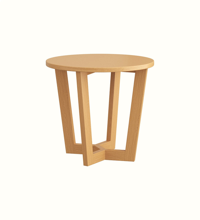 Denali square occasional table for an elderly care communal area